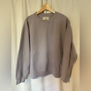 Aritzia perfect crew lilac large